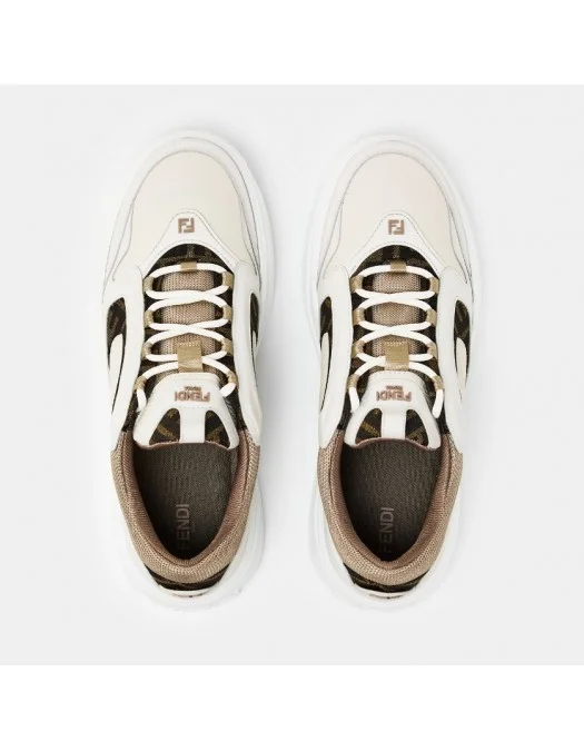 Sneakers FENDI,Force Low Trainers,White - 7E1728AU20F1RSR