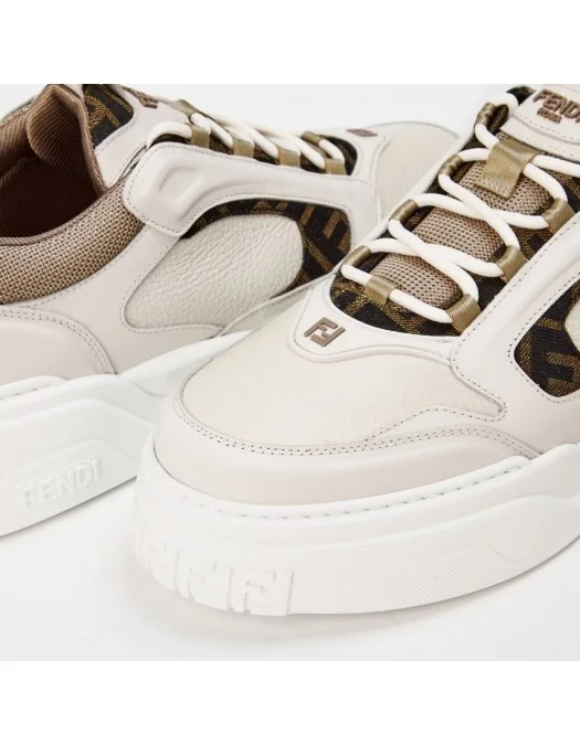 Sneakers FENDI,Force Low Trainers,White - 7E1728AU20F1RSR