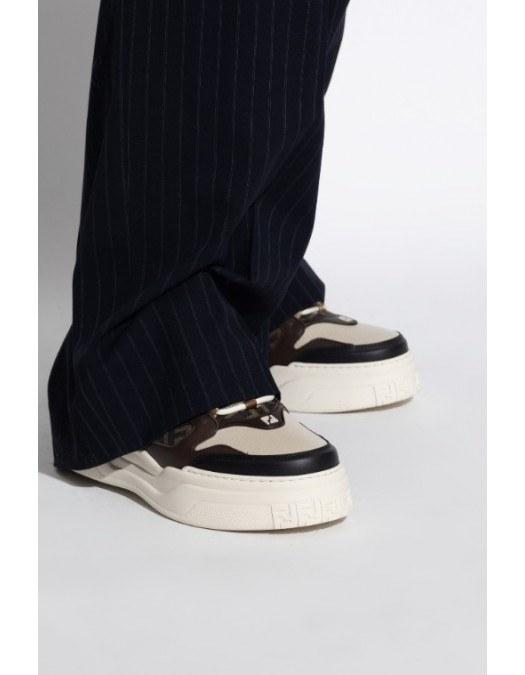 Sneakers FENDI,Beige Sports shoes "Force" - 7E1728AU20F1T29