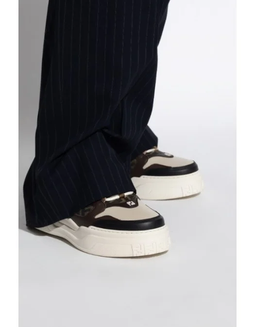 Sneakers FENDI,Beige Sports shoes 