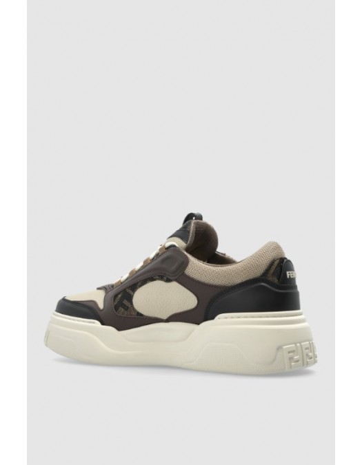 Sneakers FENDI,Beige Sports shoes "Force" - 7E1728AU20F1T29