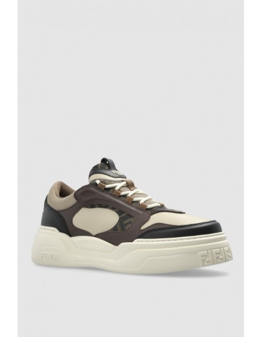 Sneakers FENDI,Beige Sports shoes "Force" - 7E1728AU20F1T29