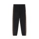 Pantaloni BURBERRY, Jogger, Pattern Insert, Black - 8110791A1189