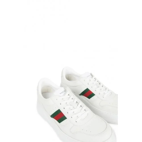 Sneakers GUCCI, Chunky web sneakers, Woman White