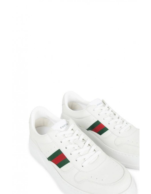 Sneakers GUCCI, Chunky web sneakers, Woman White - 848307UPG409064