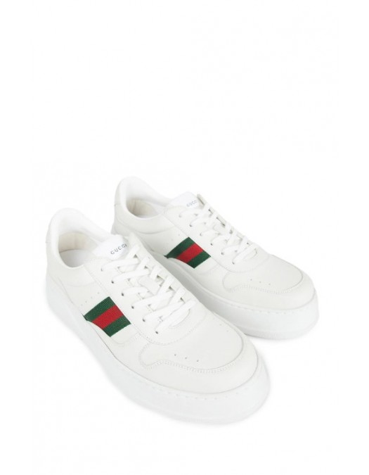 Sneakers GUCCI, Chunky web sneakers, Woman White - 848307UPG409064