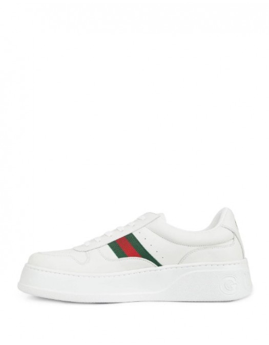 Sneakers GUCCI, Chunky web sneakers, Woman White - 848307UPG409064