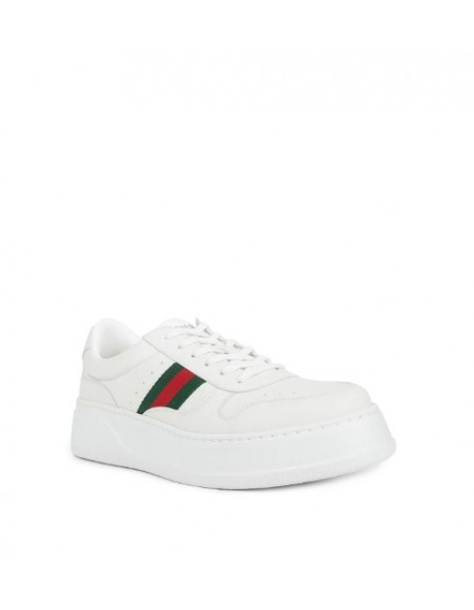 Sneakers GUCCI, Chunky web sneakers, Woman White - 848307UPG409064