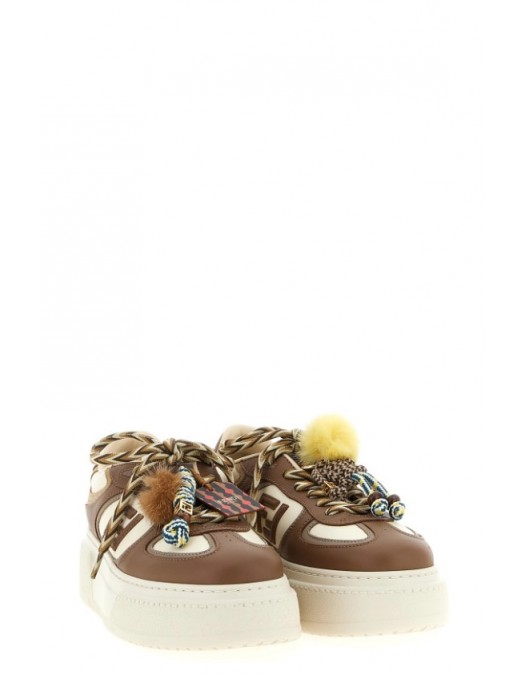 Sneakers Fendi Match sneaker Brown - 8E8721AY9NF1TO6 Sneakers Fendi Match sneaker Brown - 8E8721AY9NF1TO6
