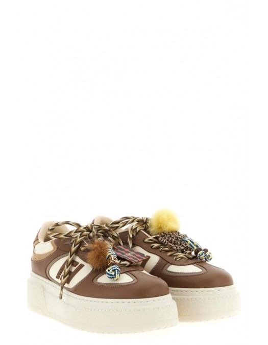 Sneakers Fendi Match sneaker Brown - 8E8721AY9NF1TO6 Sneakers Fendi Match sneaker Brown - 8E8721AY9NF1TO6