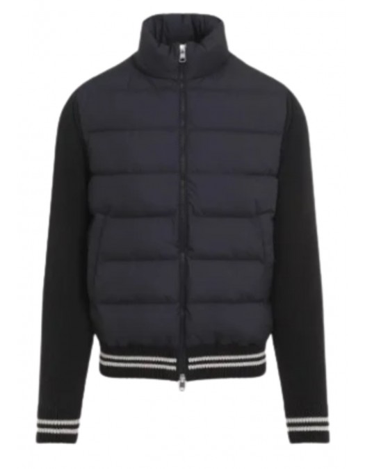 JACHETA MONCLER, Blue Zip Sweatshirt, 919B00001M1509779 - 919B00001M1509779 JACHETA MONCLER, Blue Zip Sweatshirt, 919B00001M1509779 - 919B00001M1509779