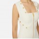 Rochie ELISABETTA FRANCHI, Dress in bi-elastic fabric with jewel buttons - AB80057E2360 Rochie ELISABETTA FRANCHI, Dress in bi-elastic fabric with jewel buttons - AB80057E2360