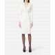 ROCHIE ELISABETTA FRANCHI, Dress in lightweight crêpe fabric with jewel chain - AB80557E2360 ROCHIE ELISABETTA FRANCHI, Dress in lightweight crêpe fabric with jewel chain - AB80557E2360