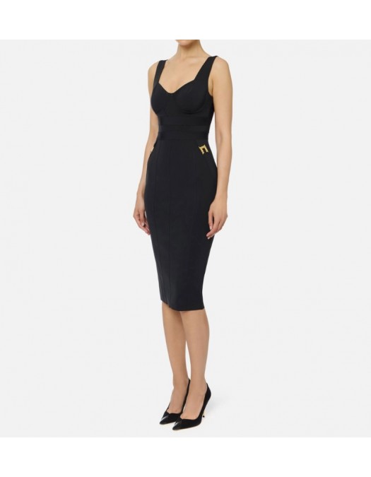 Rochie ELISABETTA FRANCHI, Bustier dress in bi-elastic fabric - AB81056E2110 Rochie ELISABETTA FRANCHI, Bustier dress in bi-elastic fabric - AB81056E2110