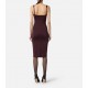 Rochie ELISABETTA FRANCHI, Bustier dress in bi-elastic fabric Merlot - AB81056E2EA4 Rochie ELISABETTA FRANCHI, Bustier dress in bi-elastic fabric Merlot - AB81056E2EA4