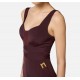 Rochie ELISABETTA FRANCHI, Bustier dress in bi-elastic fabric Merlot - AB81056E2EA4 Rochie ELISABETTA FRANCHI, Bustier dress in bi-elastic fabric Merlot - AB81056E2EA4