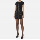 ROCHIE ELISABETTA FRANCHI,double-layer crêpe fabric with logo details - AB81957E2110