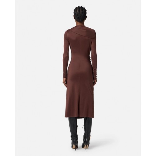 ROCHIE ELISABETTA FRANCHI, Jersey dress with jewel buttons,SLim ROCHIE ELISABETTA FRANCHI, Jersey dress with jewel buttons,SLim