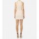 ROCHIE ELISABETTA FRANCHI,Mini dress in double layer crêpe fabric with jewel buttons - AB89757E2DZ9