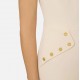 ROCHIE ELISABETTA FRANCHI,Mini dress in double layer crêpe fabric with jewel buttons - AB89757E2DZ9