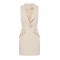 ROCHIE ELISABETTA FRANCHI,Mini dress in double layer crêpe fabric with jewel buttons