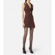 Rochie ELISABETTA FRANCHI, Mini dress in double layer crêpe fabric with jewel buttons - AB89757E2EA3