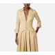 Rochie ELISABETTA FRANCHI, Stretch cotton dress with jewel clasps - AB90057E2EA2 Rochie ELISABETTA FRANCHI, Stretch cotton dress with jewel clasps - AB90057E2EA2