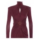 ROCHIE ELISABETTA FRANCHI, High-neck gathered maxi dress - ABR0656E2EA4