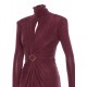 ROCHIE ELISABETTA FRANCHI, High-neck gathered maxi dress - ABR0656E2EA4