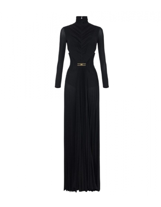 ROCHIE ELISABETTA FRANCHI,Red Carpet lurex jersey dress - ABR1256E2110