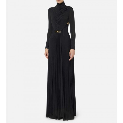 ROCHIE ELISABETTA FRANCHI,Red Carpet lurex jersey dress