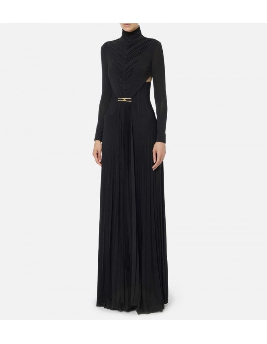 ROCHIE ELISABETTA FRANCHI,Red Carpet lurex jersey dress - ABR1256E2110
