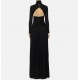 ROCHIE ELISABETTA FRANCHI,Red Carpet lurex jersey dress - ABR1256E2110