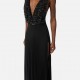 Rochie ELISABETTA FRANCHI,Red Carpet dress in tulle and jersey fabrics with crystals - ABR1957E2110