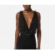 Rochie ELISABETTA FRANCHI,Red Carpet dress in tulle and jersey fabrics with crystals - ABR1957E2110