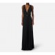Rochie ELISABETTA FRANCHI,Red Carpet dress in tulle and jersey fabrics with crystals - ABR1957E2110