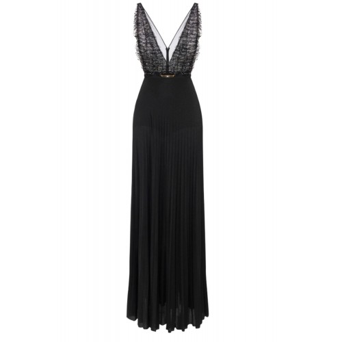 Rochie ELISABETTA FRANCHI,Red Carpet dress in tulle and jersey fabrics with crystals Rochie ELISABETTA FRANCHI,Red Carpet dress in tulle and jersey fabrics with crystals