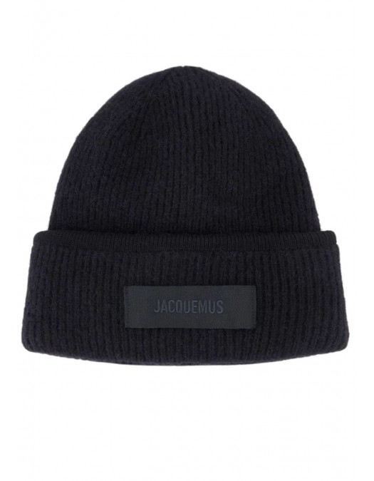 Caciula  JACQUEMUS,The Gros Grain beanie, Black - ACU00666AK00227990UNI