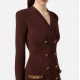 Rochie ELISABETTA FRANCHI,Mini dress in knit fabric with jewel decorations - AM04S56E2EA3 Rochie ELISABETTA FRANCHI,Mini dress in knit fabric with jewel decorations - AM04S56E2EA3