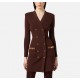 Rochie ELISABETTA FRANCHI,Mini dress in knit fabric with jewel decorations - AM04S56E2EA3 Rochie ELISABETTA FRANCHI,Mini dress in knit fabric with jewel decorations - AM04S56E2EA3