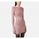 Rochie ELISABETTA FRANCHI ,Mini dress in knit fabric with jewel details - AM25S57E2EA6