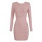 Rochie ELISABETTA FRANCHI ,Mini dress in knit fabric with jewel details