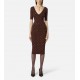Rochie ELISABETTA FRANCHI ,Knit dress with jewel details - AM26S57E2EA3