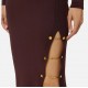Rochie ELISABETTA FRANCHI, Viscose knit dress with jewel cufflinks,Slim - AM28S57E3EA4 Rochie ELISABETTA FRANCHI, Viscose knit dress with jewel cufflinks,Slim - AM28S57E3EA4