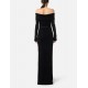 ROCHIE ELISABETTA FRANCHI,Red Carpet chenille dress with belt - AM34S57E2110