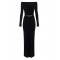 ROCHIE ELISABETTA FRANCHI,Red Carpet chenille dress with belt