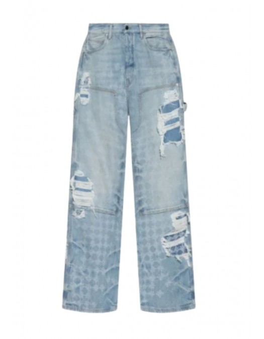 Jeans AMIRI, Logo Print, Style, Blue - AMDNGH1094FADEDINDIGO