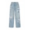 Jeans AMIRI, Logo Print, Style, Blue