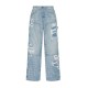 Jeans AMIRI, Logo Print, Style, Blue - AMDNGH1094FADEDINDIGO