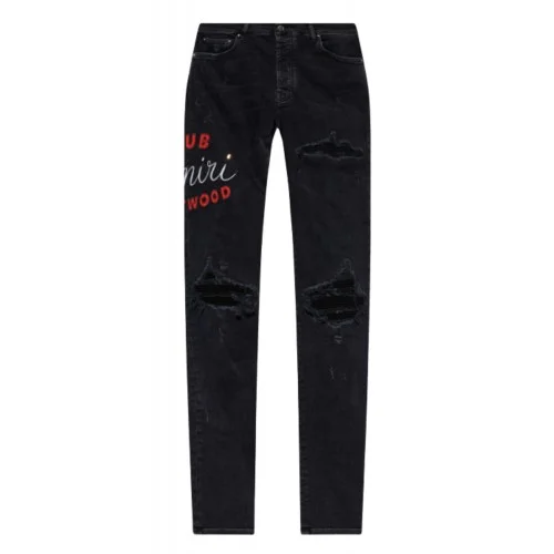 Jeans AMIRI,  BLACK ‘Slim’ jeans with logo